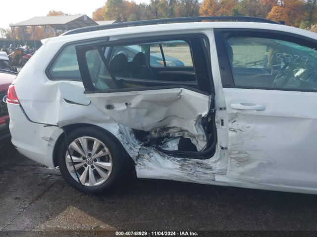 3VWU17AU5HM542628 Volkswagen Golf Sportwagen Tsi S