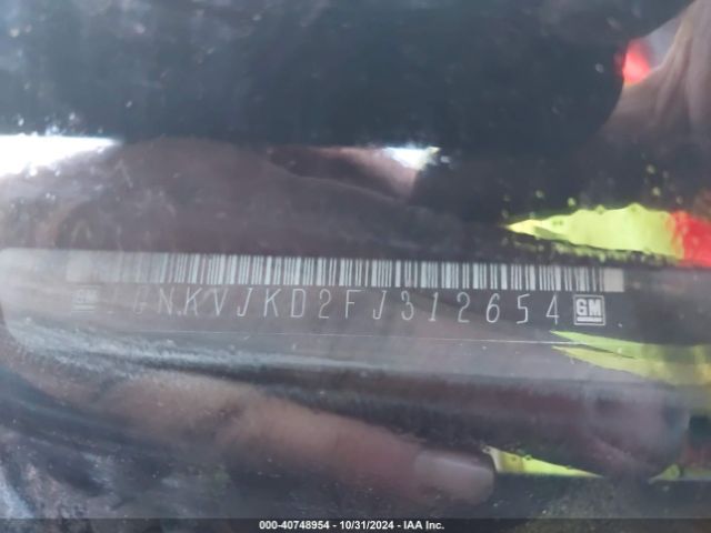 1GNKVJKD2FJ312654 Chevrolet Traverse Ltz