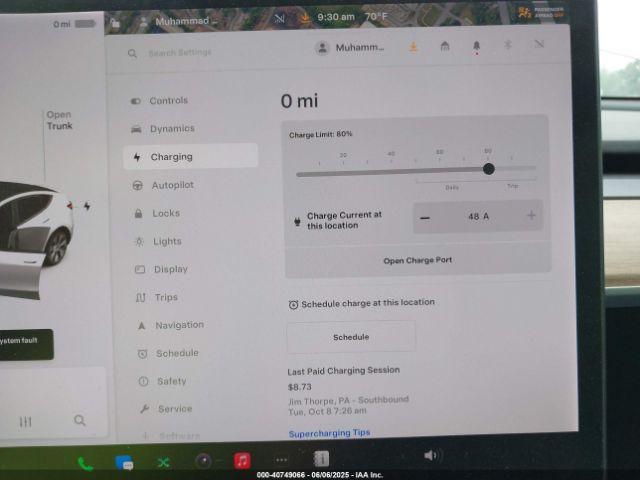 5YJYGDEE7MF208748 Tesla 2021