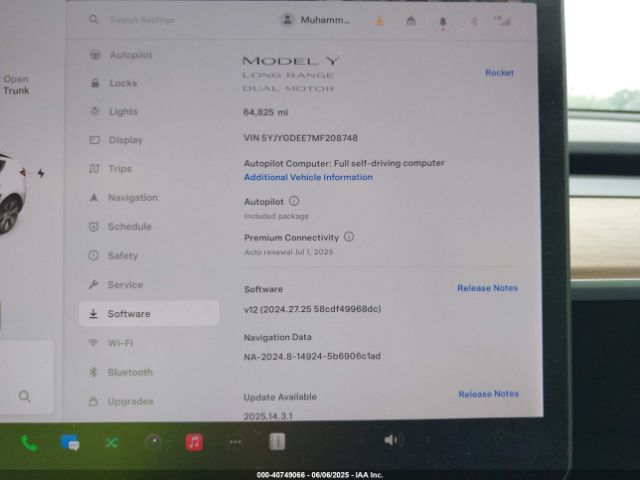 5YJYGDEE7MF208748 Tesla 2021