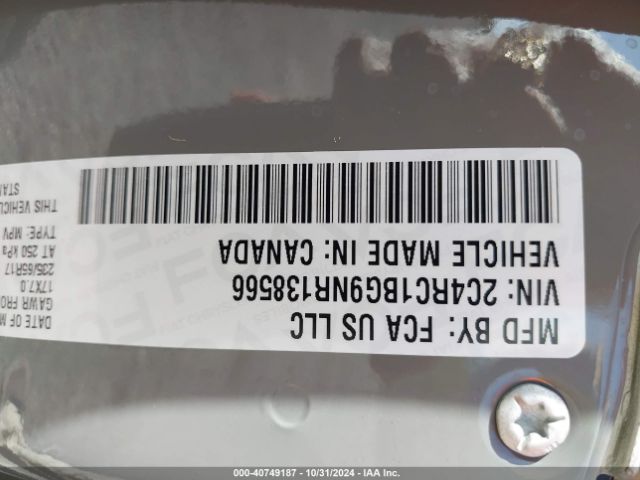 2022 CHRYSLER PACIFICA 2C4RC1BG9NR138566 Photo 8