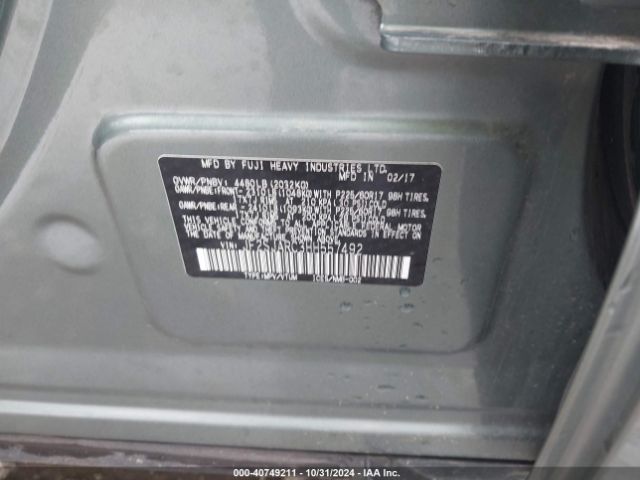 JF2SJARC3HH557492 Subaru Forester 2.5i Limited