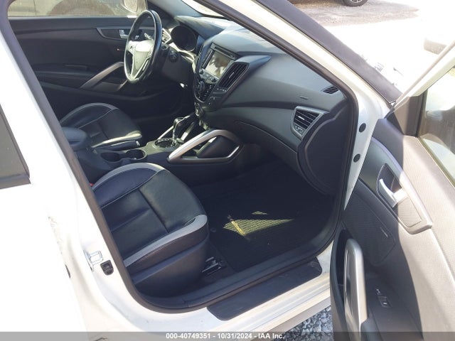 Hyundai Veloster Turbo W/black 2014 KMHTC6AE8EU199778 Image 5