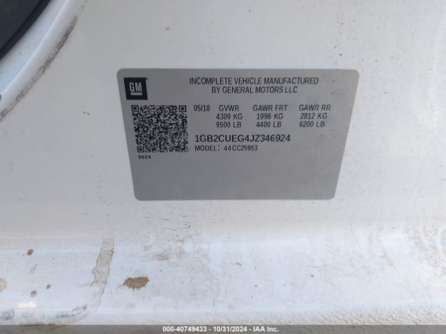 1GB2CUEG4JZ346924 Chevrolet Silverado 2500hd Wt