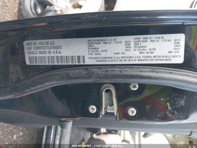 1C6RR7GT7LS154873 RAM 1500 Classic