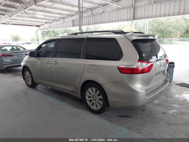 5TDYK3DC1FS537016 Toyota Sienna Limited Premium 7 Passenger