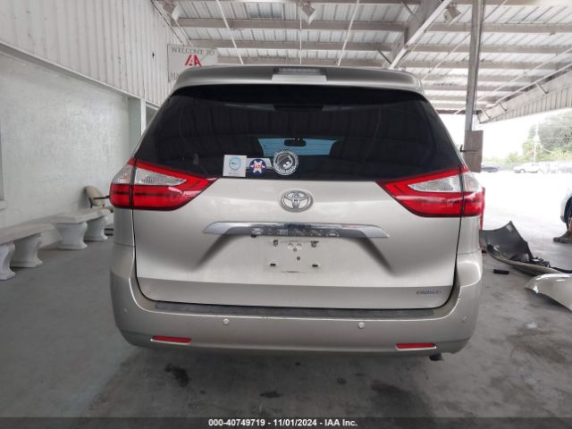5TDYK3DC1FS537016 Toyota Sienna Limited Premium 7 Passenger