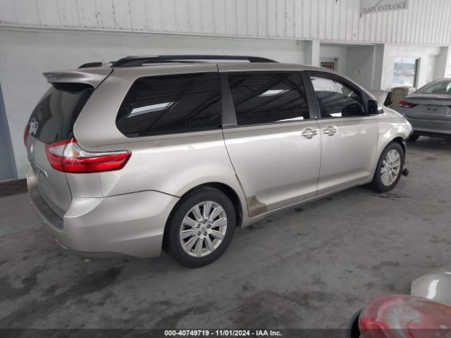 5TDYK3DC1FS537016 Toyota Sienna Limited Premium 7 Passenger