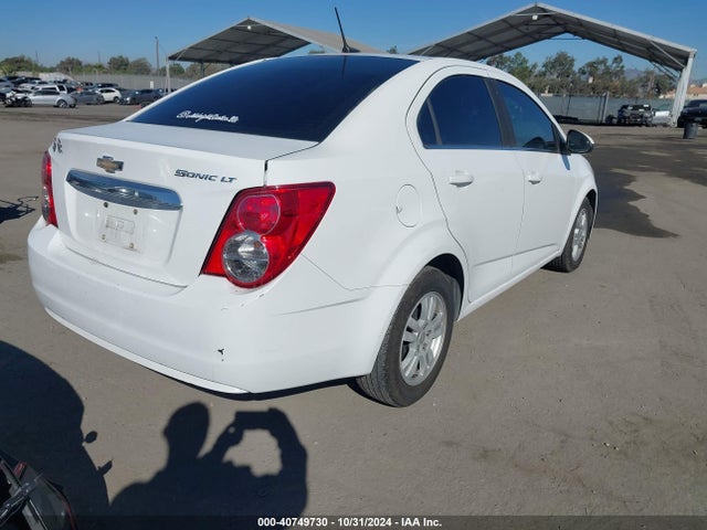 Chevrolet Sonic Lt Auto 2014 1G1JC5SH3E4100565 Image 4