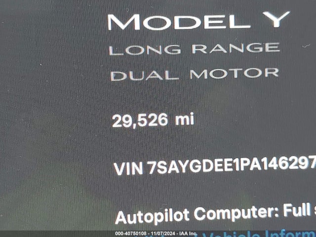 2023 TESLA MODEL Y 7SAYGDEE1PA146297 Photo 6
