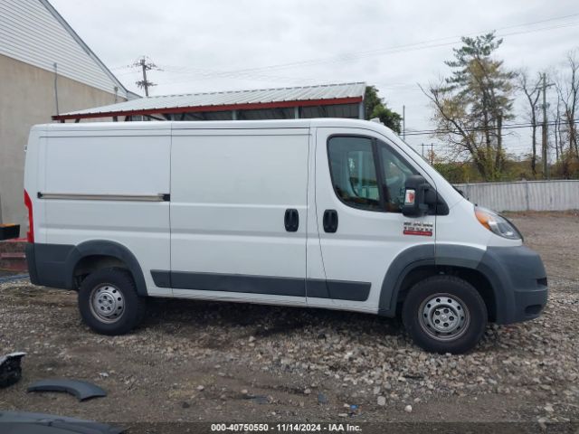 3C6TRVAG0JE104841 RAM Promaster 1500 Low Roof 136 Wb
