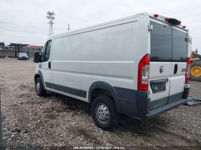 3C6TRVAG0JE104841 RAM Promaster 1500 Low Roof 136 Wb