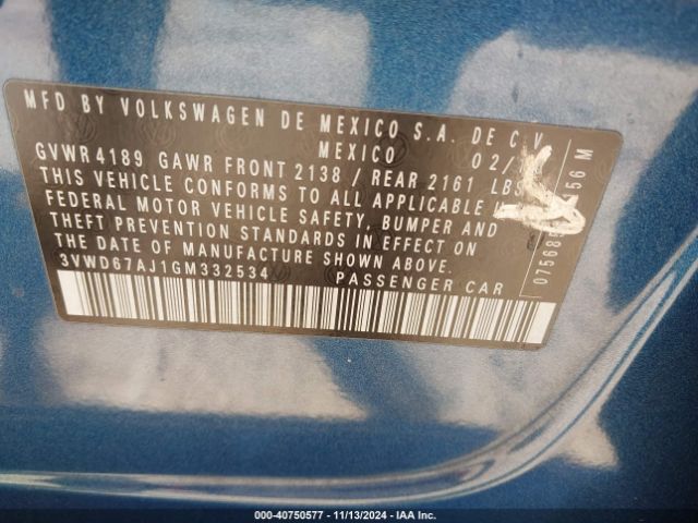 3VWD67AJ1GM332534 Volkswagen Jetta 1.4t Se