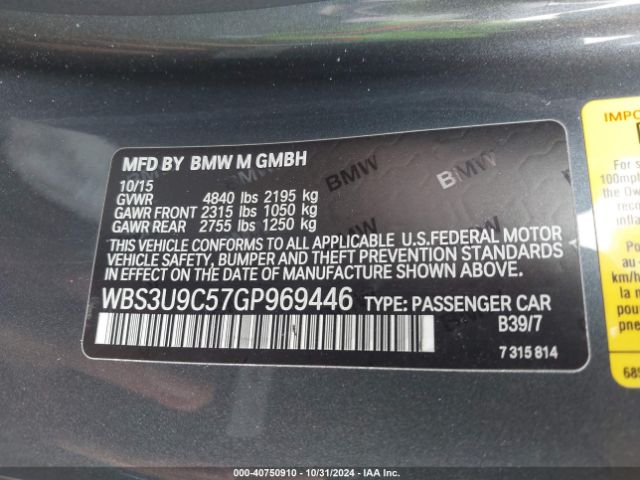WBS3U9C57GP969446 BMW M4