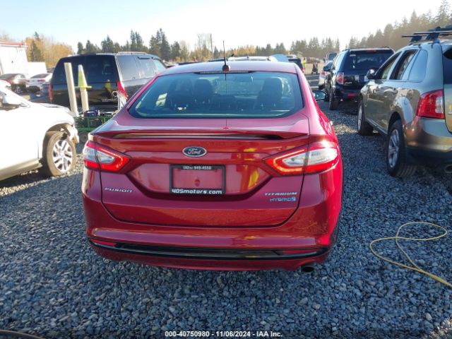 3FA6P0RU9ER103734 Ford Fusion Hybrid Titanium