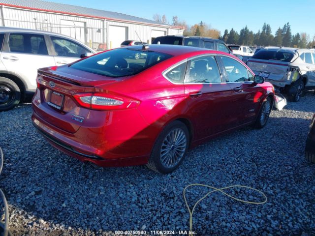 3FA6P0RU9ER103734 Ford Fusion Hybrid Titanium