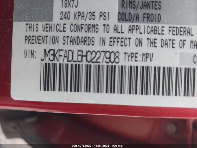 JM3KFADL6H0227908 Mazda Cx-5 Grand Touring
