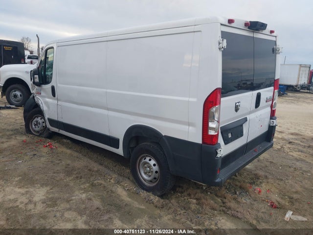 3C6TRVAG1KE532838 RAM Promaster 1500 Low Roof 136 Wb