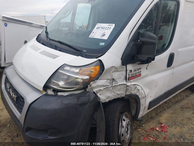 3C6TRVAG1KE532838 RAM Promaster 1500 Low Roof 136 Wb