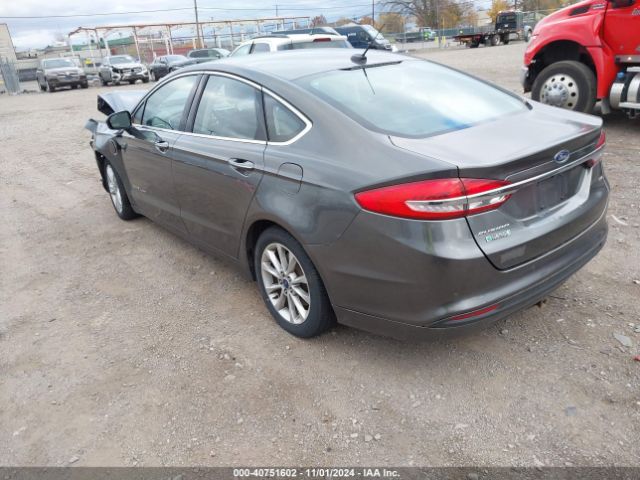 3FA6P0PUXHR138824 Ford Fusion Energi Se Luxury