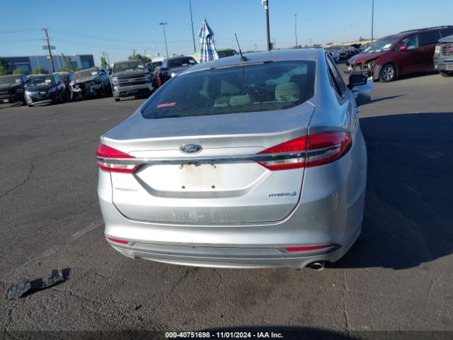 3FA6P0UU4HR196609 Ford Fusion Hybrid S