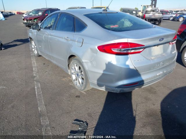 3FA6P0UU4HR196609 Ford Fusion Hybrid S