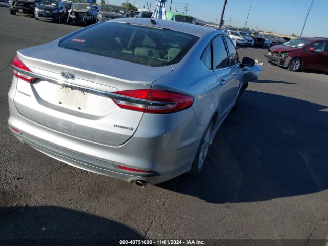 3FA6P0UU4HR196609 Ford Fusion Hybrid S