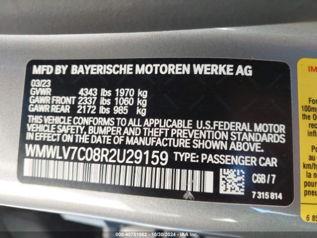 WMWLV7C08R2U29159 Mini Clubman Cooper S
