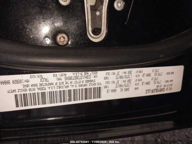 2009 DODGE RAM 1500 1D3HV13T39S738545 Photo 8