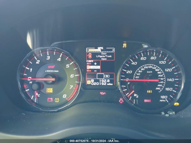 JF1VA2W68M9802913 Subaru Wrx Sti Limited