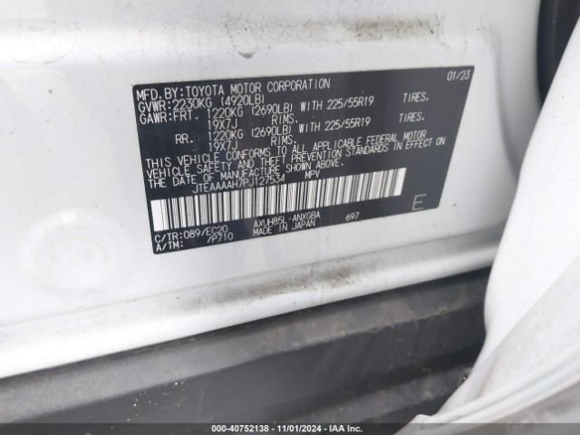 JTEAAAAH7PJ127534 Toyota Venza Xle