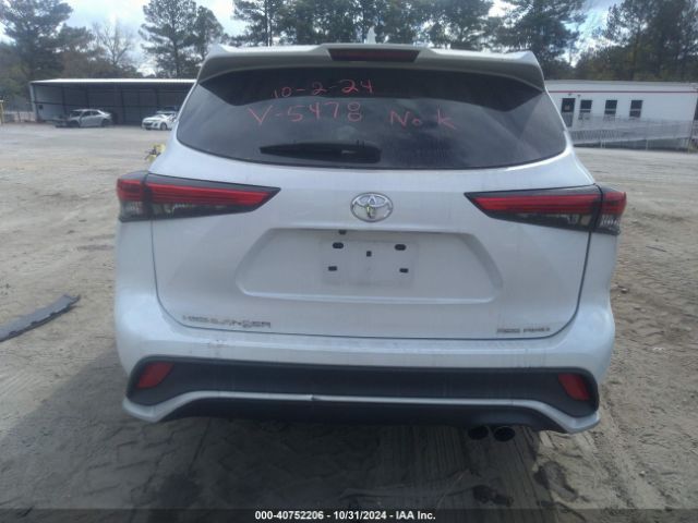 5TDJZRBH2NS185478 Toyota Highlander Xse