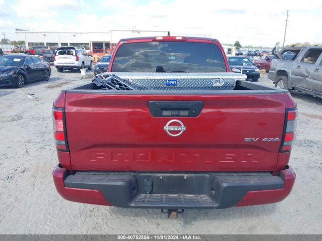 1N6ED1EK2PN652655 Nissan Frontier Sv 4x4
