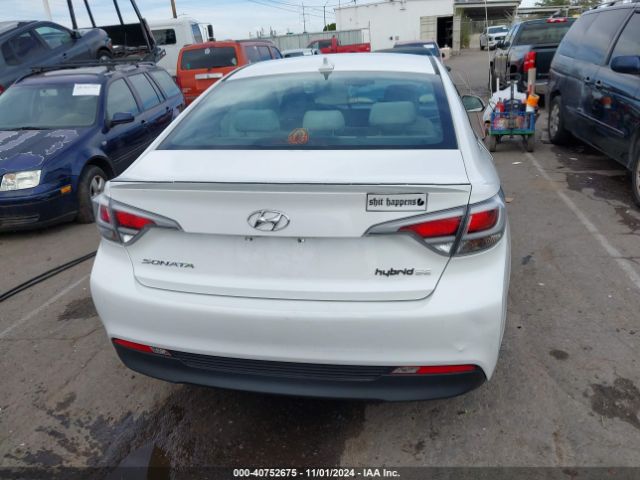 KMHE24L15GA037265 Hyundai Sonata Hybrid Se