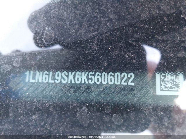 1LN6L9SK6K5606022 Lincoln Continental Select