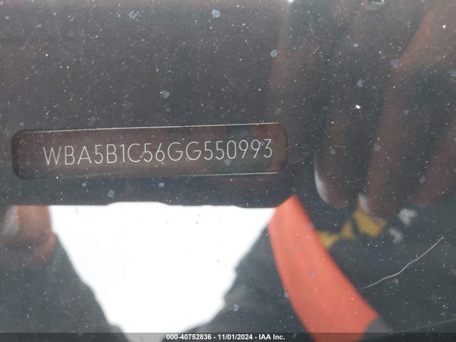 WBA5B1C56GG550993 BMW 535i