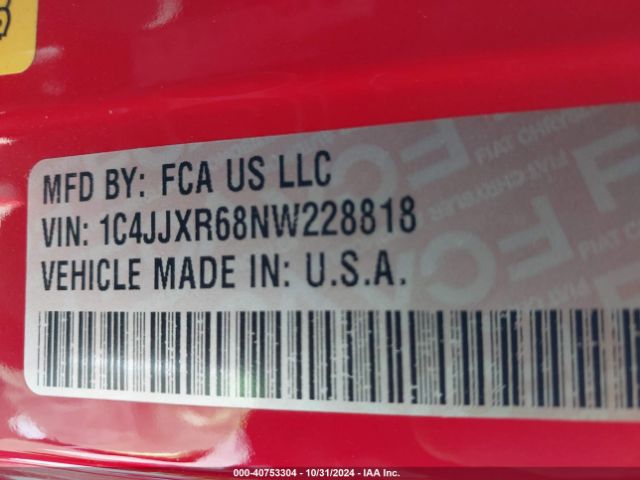 2022 JEEP WRANGLER 4XE 1C4JJXR68NW228818 Photo 8