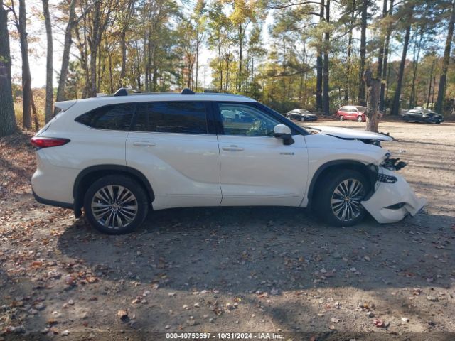 5TDEBRCH6MS024425 Toyota Highlander Hybrid Platinum