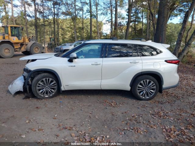 5TDEBRCH6MS024425 Toyota Highlander Hybrid Platinum