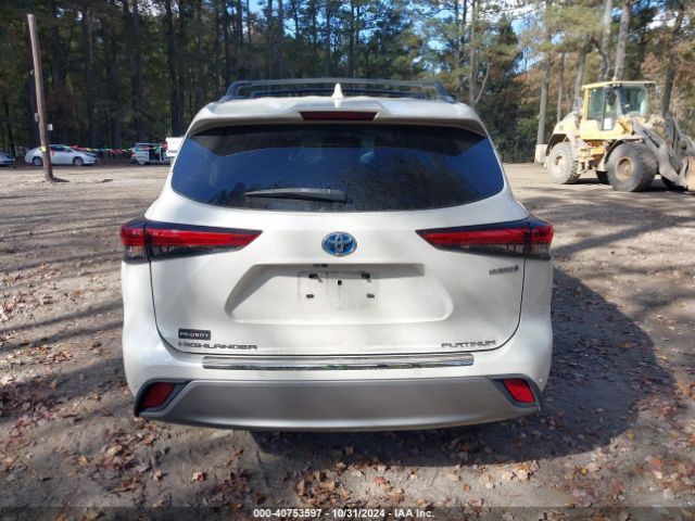 5TDEBRCH6MS024425 Toyota Highlander Hybrid Platinum