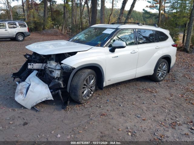 5TDEBRCH6MS024425 Toyota Highlander Hybrid Platinum