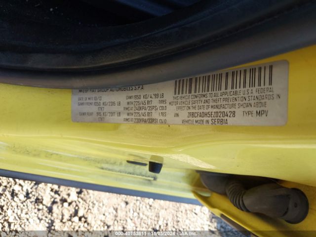 2014 FIAT 500L ZFBCFADH5EZ020428 Photo 8