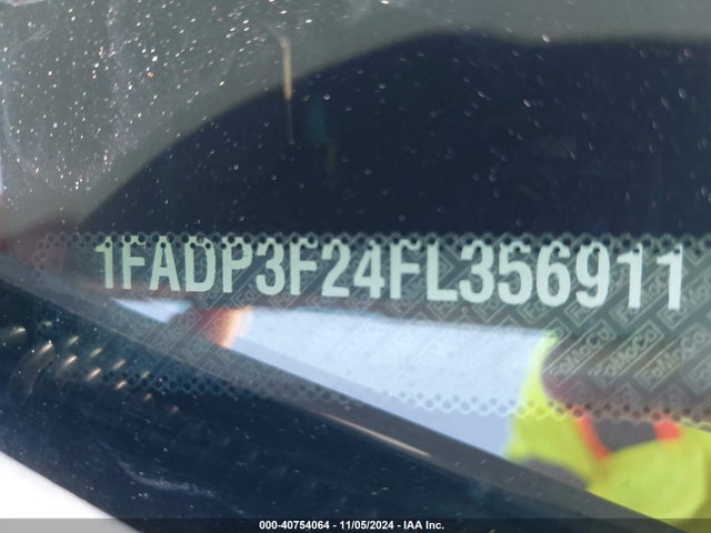 Ford FOCUS SE 2015 1FADP3F24FL356911 Image 9