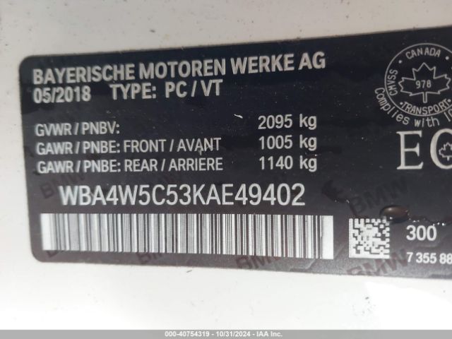 WBA4W5C53KAE49402 BMW 430i Xdrive