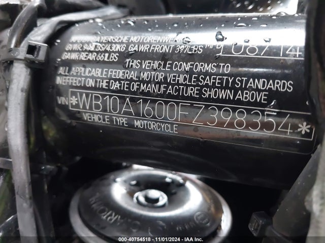 2015 BMW R NINE T WB10A1600FZ398354 Photo 9