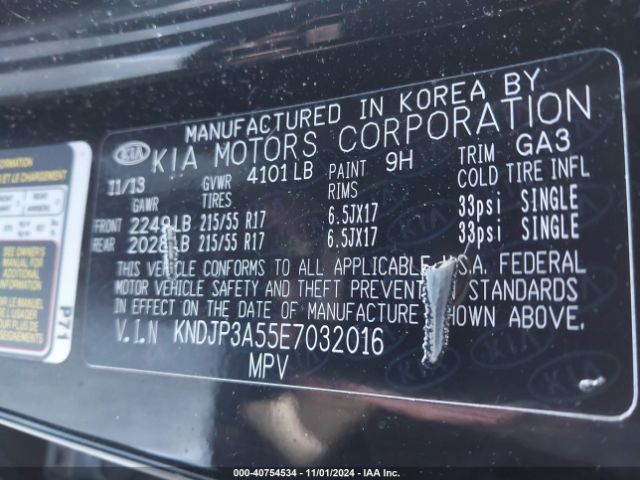 KNDJP3A55E7032016 KIA SOUL +