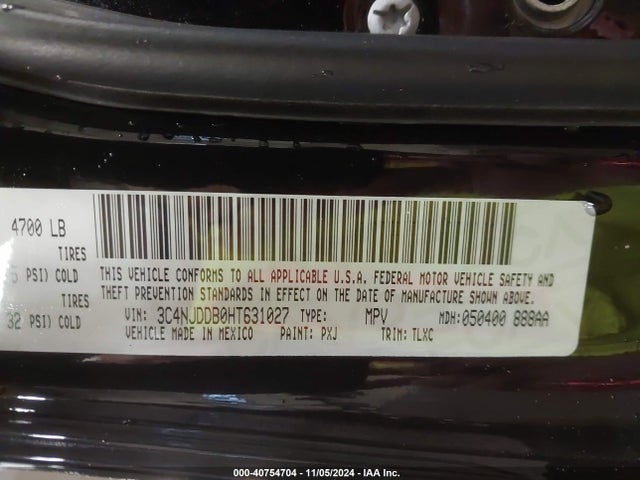 3C4NJDDB0HT631027 Jeep New Compass Trailhawk 4x4