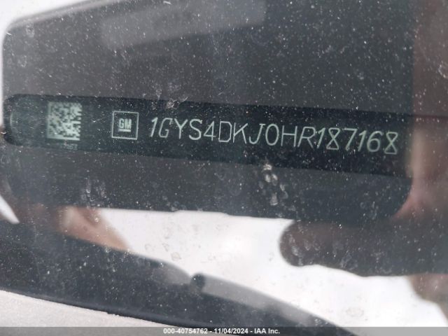 1GYS4DKJ0HR187168 Cadillac Escalade Platinum