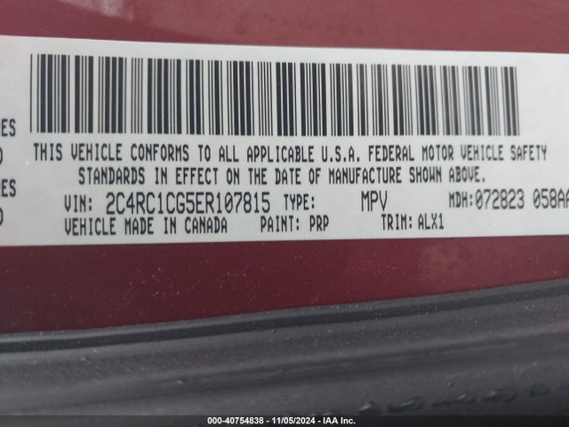 2C4RC1CG5ER107815 Chrysler Town & Country Touring-l