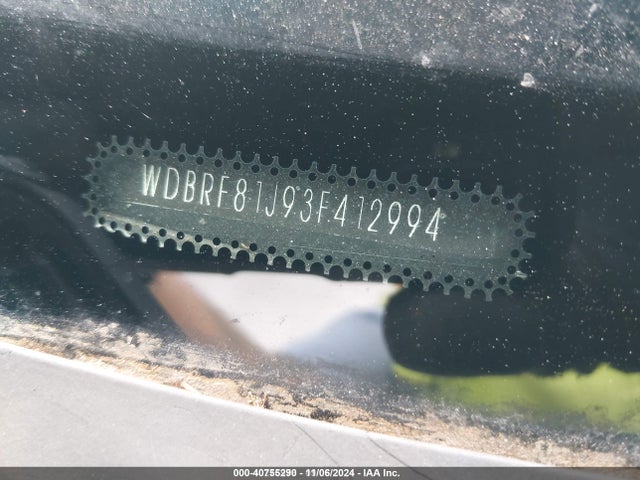 2003 MERCEDES-BENZ C-CLASS WDBRF81J93F412994 Photo 8